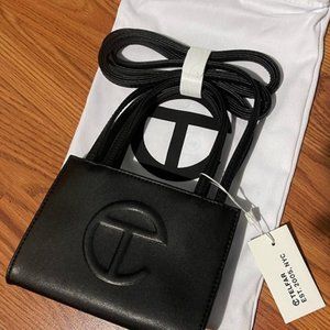 Authentic Telfar Small Black Shopping Bag